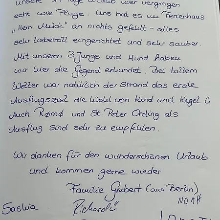 Holiday home Hein Mueck *